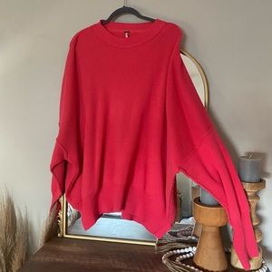 Free people easy street tunic - hot pink